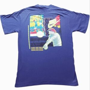 Vintage 90s Nike Single Stitch Swoosh Graphic Volleyball T Shirt USA Sz L